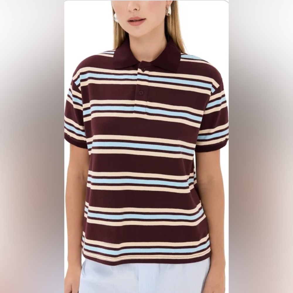 Lioness Striped Polo